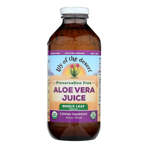 Lily Of The Desert - Aloe Vera Juice - Whole Leaf - 16 Fl Oz - Vita-Shoppe.com