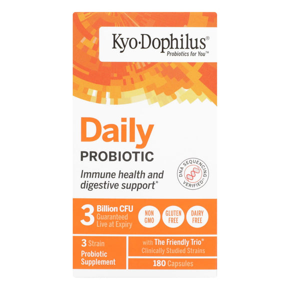 Kyolic - Kyo-dophilus Digestion And Immune Health - 180 Capsules - Vita-Shoppe.com