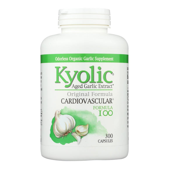 Kyolic - Aged Garlic Extract Cardiovascular Original Formula 100 - 300 Capsules - Vita-Shoppe.com