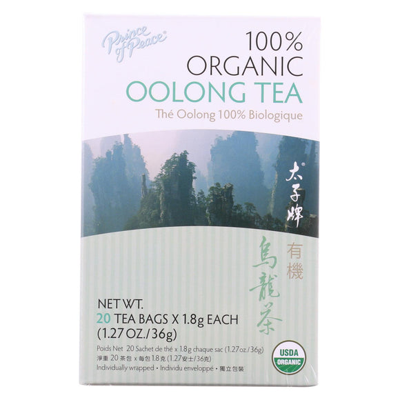 Prince Of Peace Organic Oolong Tea - 20 Tea Bags - Vita-Shoppe.com