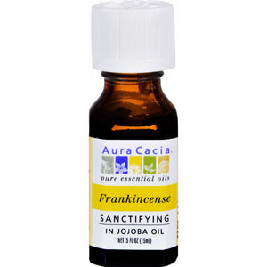 Aura Cacia Frankincense In Jojoba Oil - .5 Oz - Vita-Shoppe.com