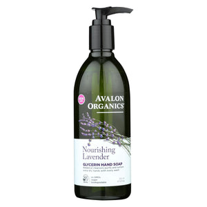 Avalon Organics Glycerin Liquid Hand Soap Lavender - 12 Fl Oz - Vita-Shoppe.com