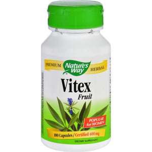 Nature's Way Vitex Fruit - 400 Mg - 100 Capsules - Vita-Shoppe.com