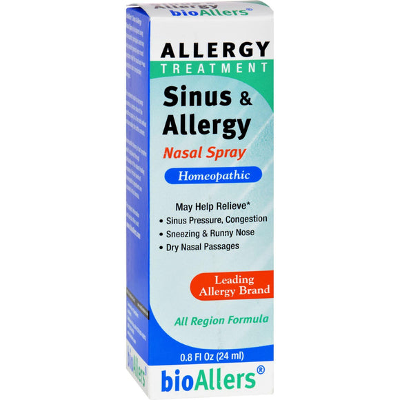 Bio-allers Sinus And Allergy Relief Nasal Spray - 0.8 Fl Oz - Vita-Shoppe.com