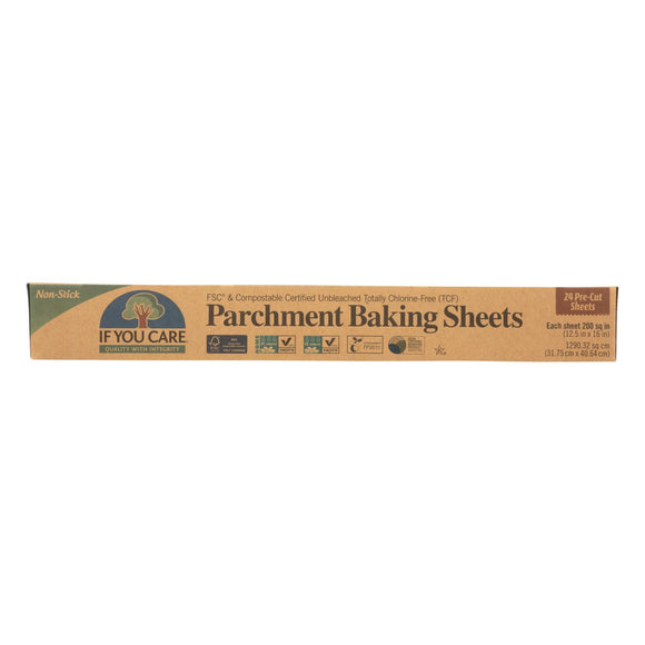 If You Care Parchment Baking Sheet - Paper - Case Of 12 - 24 Count - Vita-Shoppe.com