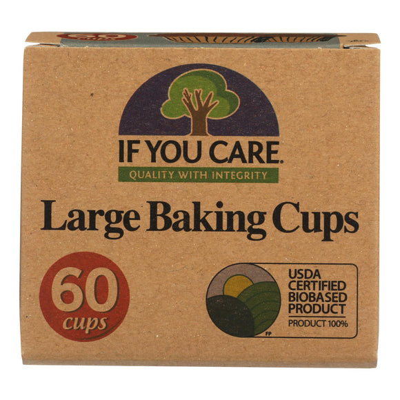 If You Care Baking Cups - Brown 2.5 Inch - Case Of 24 - 60 Count - Vita-Shoppe.com
