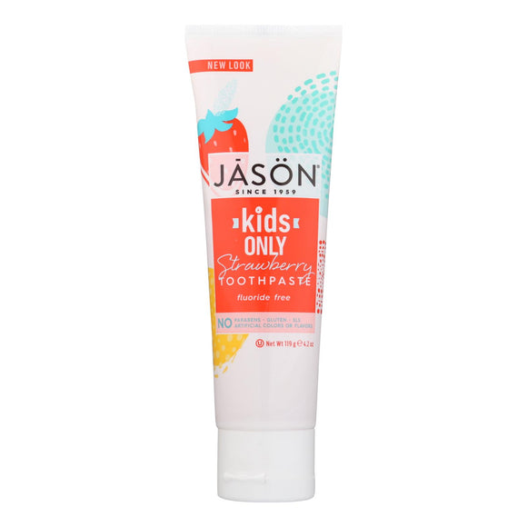 Jason Kids Only Toothpaste Strawberry - 4.2 Oz - Vita-Shoppe.com