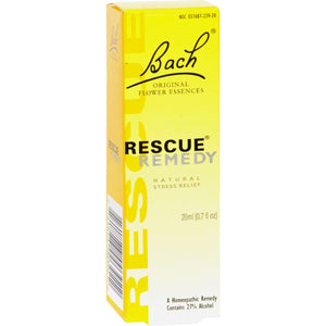 Bach Flower Remedies Rescue Remedy Natural Stress Relief - 0.7 Fl Oz - Vita-Shoppe.com