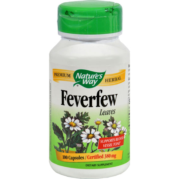 Nature's Way Feverfew Leaves - 100 Capsules - Vita-Shoppe.com