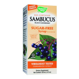 Nature's Way Sambucus - Syrup - Sugar Free - 4 Oz - Vita-Shoppe.com