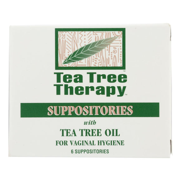 Tea Tree Therapy Vaginal Suppositories With Tea Tree Oil - 6 Suppositories - Vita-Shoppe.com