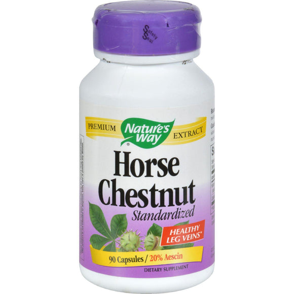 Nature's Way Horse Chestnut Standardized - 90 Capsules - Vita-Shoppe.com