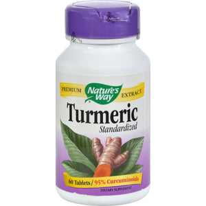 Nature's Way Turmeric Standardized - 60 Tablets - Vita-Shoppe.com