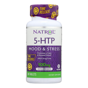 Natrol 5-htp Tr Time Release - 100 Mg - 45 Tablets - Vita-Shoppe.com