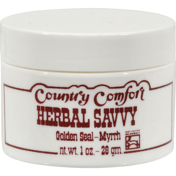 Country Comfort Herbal Savvy Golden Seal-myrrh - 2 Oz - Vita-Shoppe.com