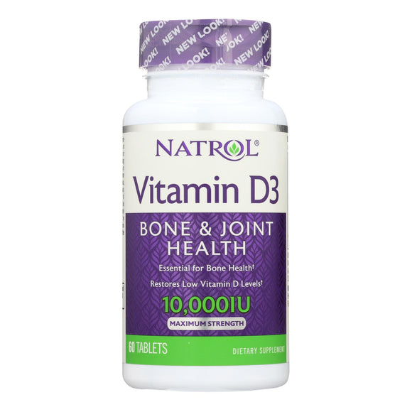 Natrol Vitamin D3 - 10000 Iu - 60 Tablets - Vita-Shoppe.com