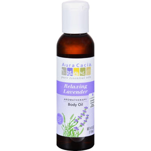 Aura Cacia Aromatherapy Body Oil Lavender Harvest - 4 Fl Oz - Vita-Shoppe.com