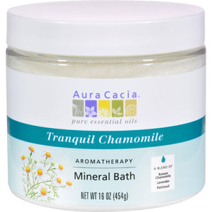 Aura Cacia Aromatherapy Mineral Bath Tranquility Chamomile - 16 Oz - Vita-Shoppe.com