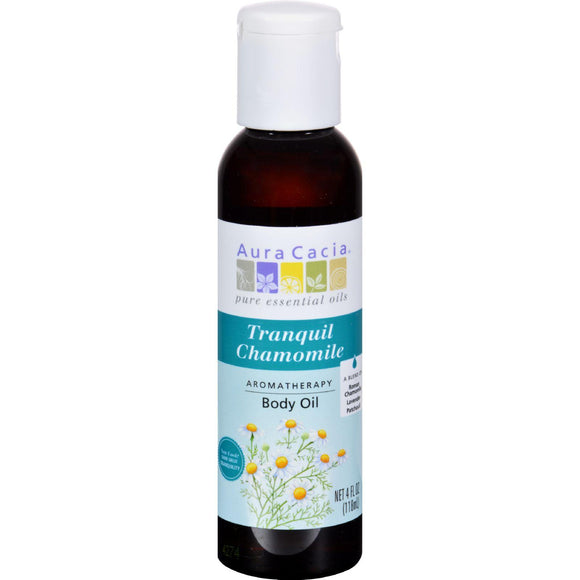 Aura Cacia Aromatherapy Body Oil Tranquility - 4 Fl Oz - Vita-Shoppe.com