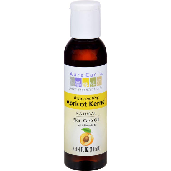 Aura Cacia Natural Skin Care Oil Apricot Kernel - 4 Fl Oz - Vita-Shoppe.com
