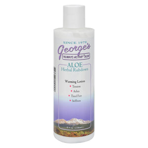 George's Aloe Vera Herbal Rubdown - 8 Fl Oz - Vita-Shoppe.com