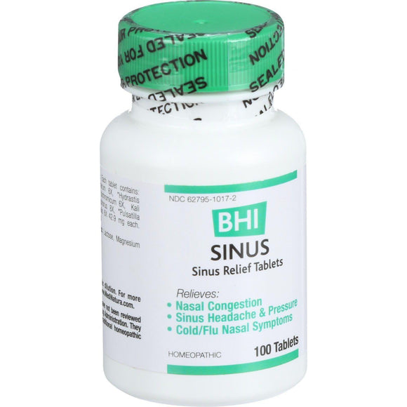 Bhi Sinus Relief - 100 Tablets - Vita-Shoppe.com
