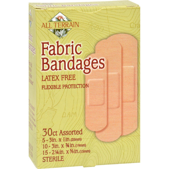 All Terrain Bandages - Fabric Assorted - 30 Ct - Vita-Shoppe.com