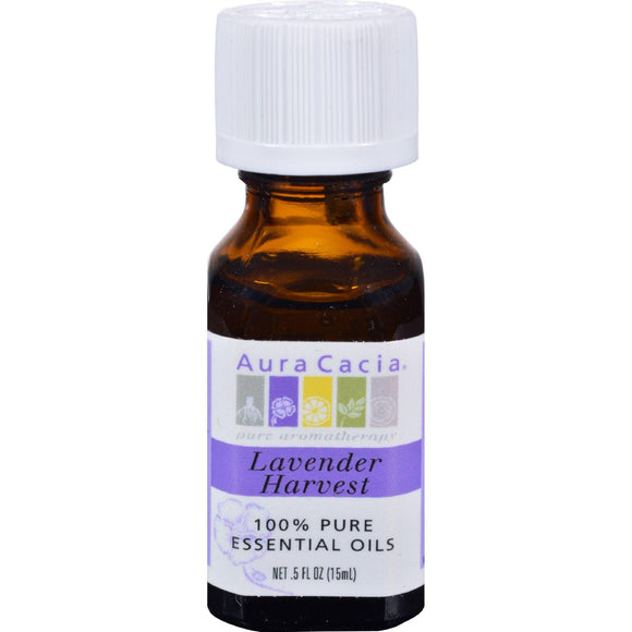 Aura Cacia Pure Essential Oil Lavender Harvest - 0.5 Fl Oz - Vita-Shoppe.com