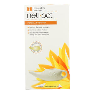 Himalayan Institute Neti Wash Ceramic Neti Pot - 1 Pot - Vita-Shoppe.com