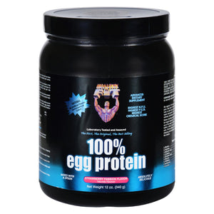 Healthy 'n Fit 100 Percent Egg Protein - Strawberry Passion - 12 Oz - Vita-Shoppe.com