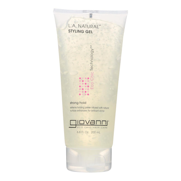 Giovanni L.a. Natural Styling Gel Strong Hold - 6.8 Fl Oz - Vita-Shoppe.com