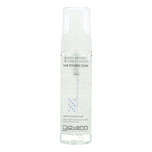 Giovanni All-natural Hair Styling Mousse Air-turbo Charged - 7 Oz - Vita-Shoppe.com