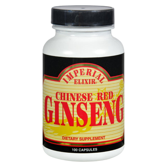 Imperial Elixir Chinese Red Ginseng - 100 Caps - Vita-Shoppe.com