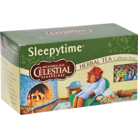 Celestial Seasonings Sleepytime Herbal Tea Caffeine Free - 20 Tea Bags - Case Of 6 - Vita-Shoppe.com