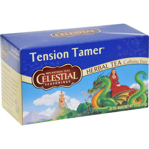 Celestial Seasonings Tension Tamer Herbal Tea Caffeine Free - 20 Tea Bags - Case Of 6 - Vita-Shoppe.com