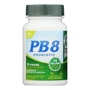 Nutrition Now Pb 8 Pro-biotic Acidophilus For Life - 500 Mg - 60 Vegetarian Capsules - Vita-Shoppe.com