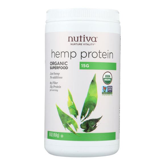 Nutiva Organic Hemp Protein - 16 Oz - Vita-Shoppe.com