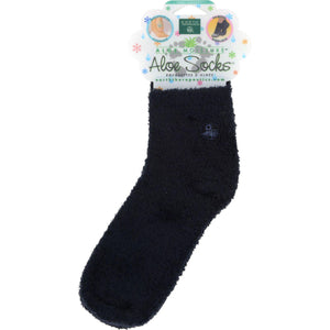 Earth Therapeutics Moisturizing Aloe Socks Black - 1 Pair - Vita-Shoppe.com