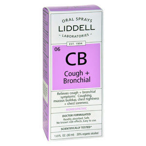 Liddell Homeopathic Cough And Bronchial Spray - 1 Fl Oz - Vita-Shoppe.com