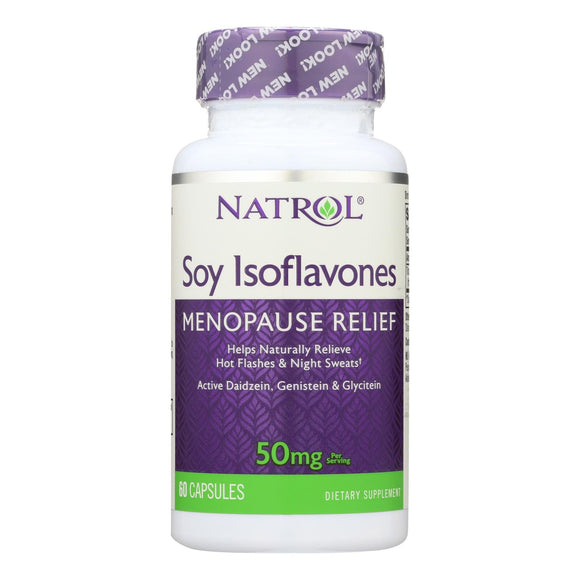 Natrol Soy Isoflavones - 60 Capsules - Vita-Shoppe.com