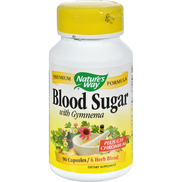 Nature's Way Blood Sugar With Gymnema - 90 Capsules - Vita-Shoppe.com