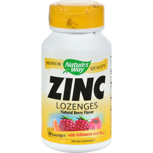 Nature's Way Zinc Lozenges Natural Berry - 60 Capsules - Vita-Shoppe.com