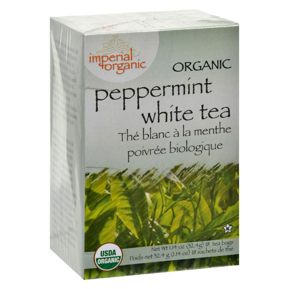 Uncle Lee's Imperial Organic Peppermint White Tea - 18 Tea Bags - Vita-Shoppe.com