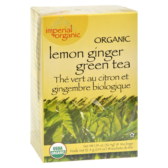 Uncle Lee's Tea Organic Imperial Lemon Ginger - 18 Bags - Vita-Shoppe.com