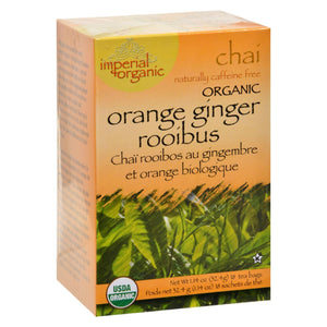 Uncle Lee's Imperial Organic Orange Ginger Rooibus Chai Tea - 18 Tea Bags - Vita-Shoppe.com