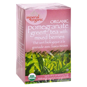 Uncle Lee's Imperial Organic Pomegranate Green Tea With Mixed Berries - 18 Tea Bags - Vita-Shoppe.com