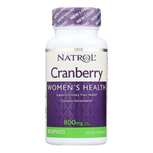 Natrol Cranberry Extract - 800 Mg - 30 Capsules - Vita-Shoppe.com