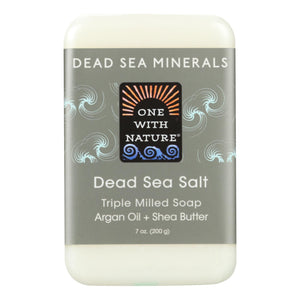 One With Nature Dead Sea Mineral Dead Sea Salt Soap - 7 Oz - Vita-Shoppe.com