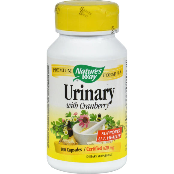 Nature's Way Urinary With Cranberry - 450 Mg - 100 Capsules - Vita-Shoppe.com