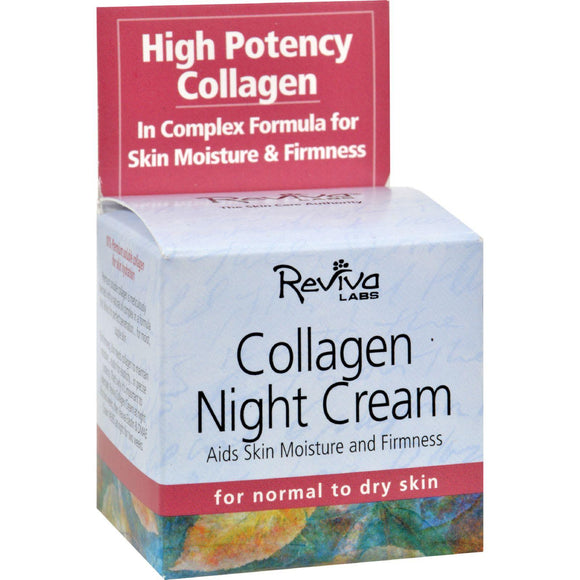 Reviva Labs Collagen Night Cream - 1.5 Oz - Vita-Shoppe.com